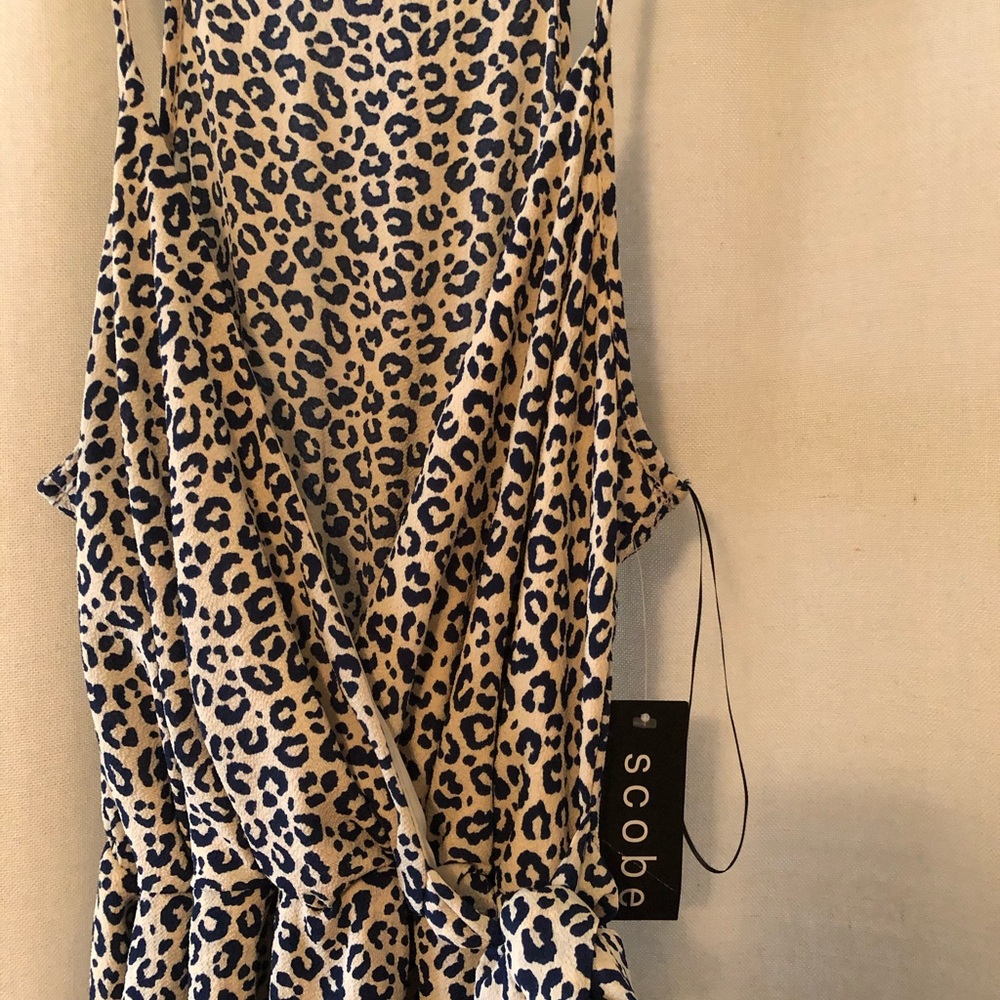Scobe leopard cocktail dress